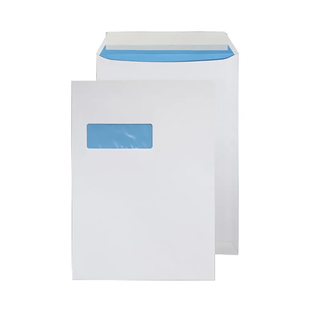Blake Environmental FSC C4 White Pocket High Window Peel 324x229mm BOX 250