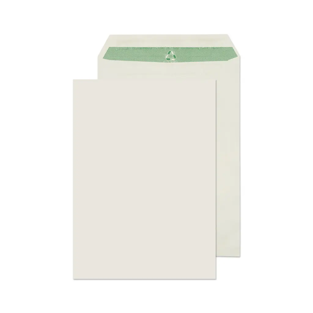 Blake Environmental Flora Recycled C4 Natural White Pocket Self Seal 90gsm 324x229mm BOX 250