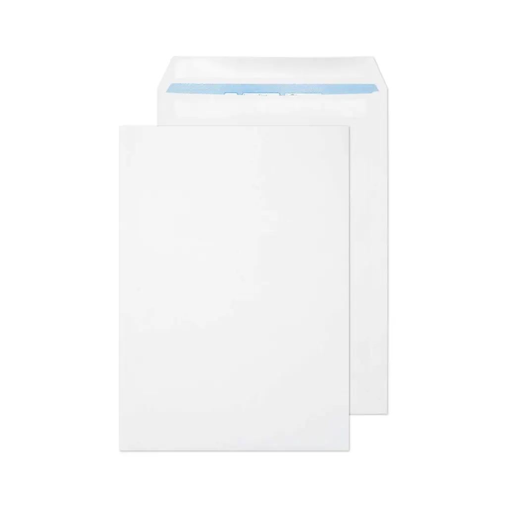 Blake Environmental Nature First Recycled C4 White Pocket Self Seal 100gsm 324x229mm BOX 250