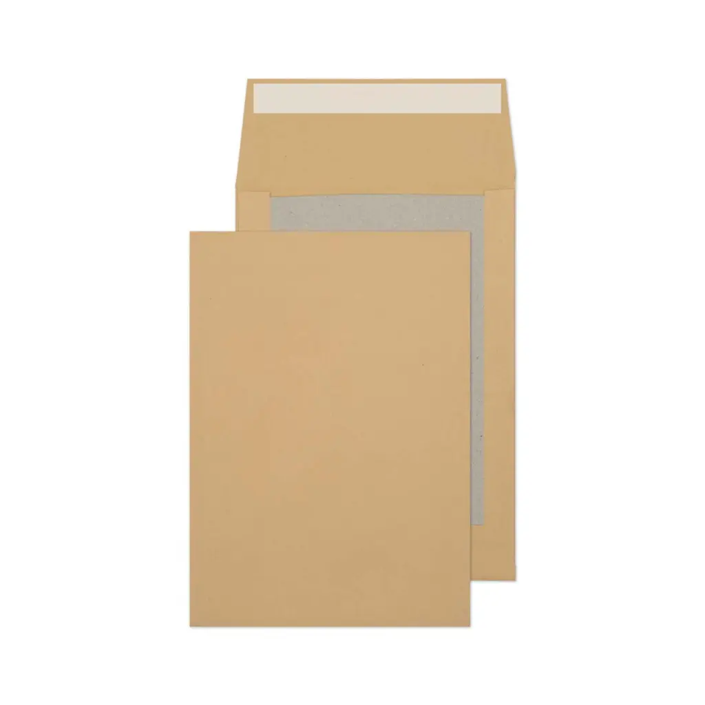Blake Everyday C4 Manilla Boardback Pocket Peel and Seal 120gsm 324x229x50mm BOX 125