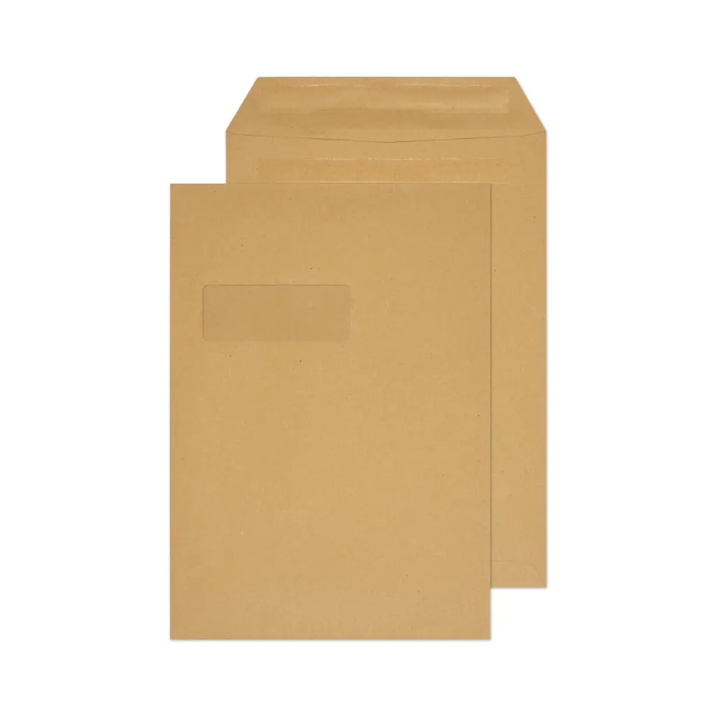Blake Everyday C4 Manilla Pocket Window Self Seal 90gsm 324x229mm BOX 250