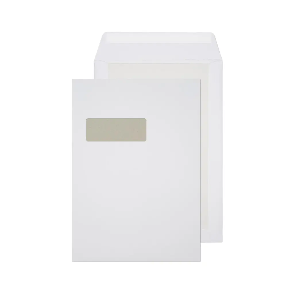 Blake Everyday C4 White Boardback Pocket Window Peel and Seal 150gsm 324x229mm BOX 125