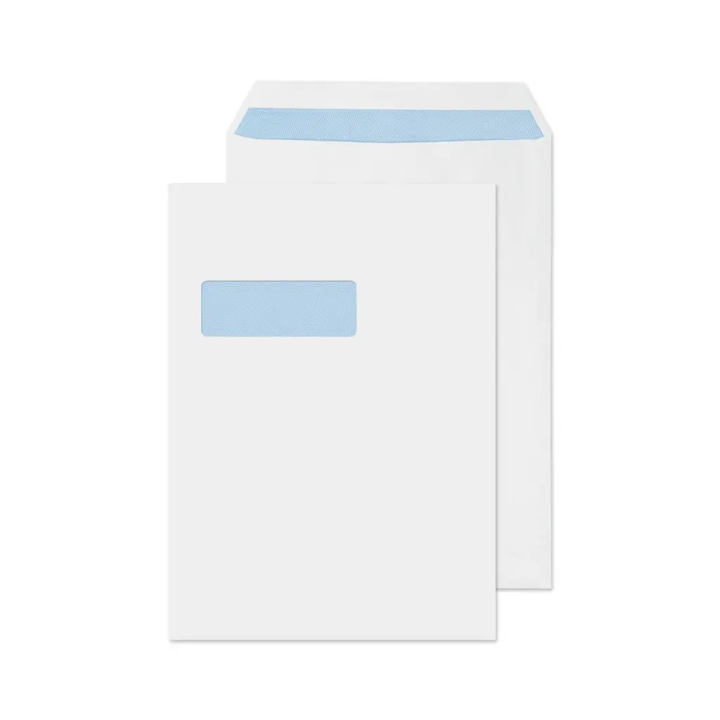 Blake Everyday C4 White Pocket Window Self Seal 90gsm 324x229mm BOX 250 PACK 25