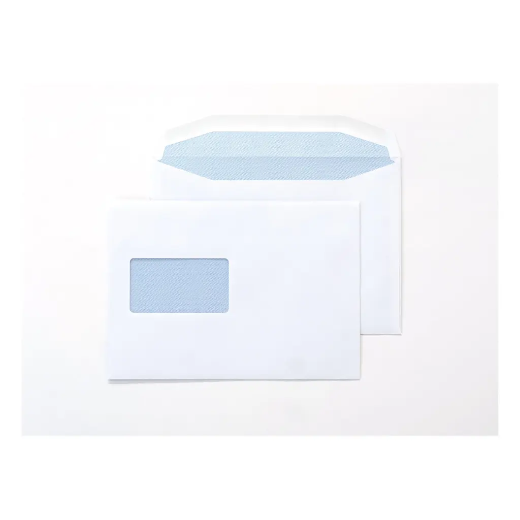 Blake Everyday C5 White Mailing Wallet CBC Window Gummed 90gsm 162x229mm BOX 500