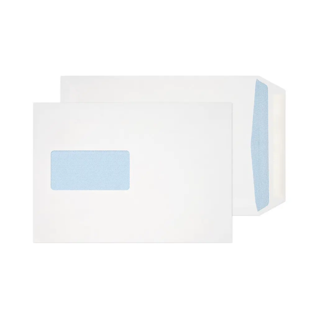 Blake Everyday C5 White Pocket Window Gummed 90gsm 229x162mm BOX 500