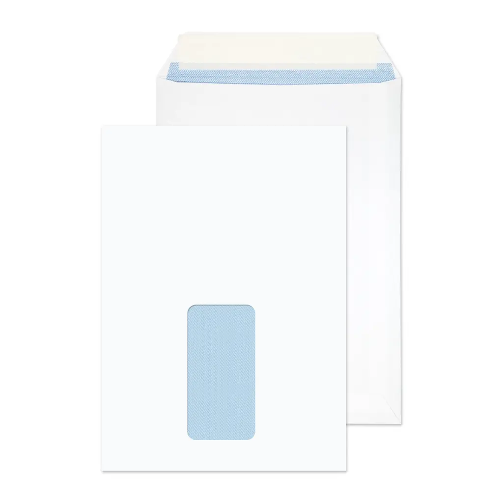Blake Everyday C5 White Pocket Window Peel and Seal 100gsm 229x162mm BOX 500 PACK 100