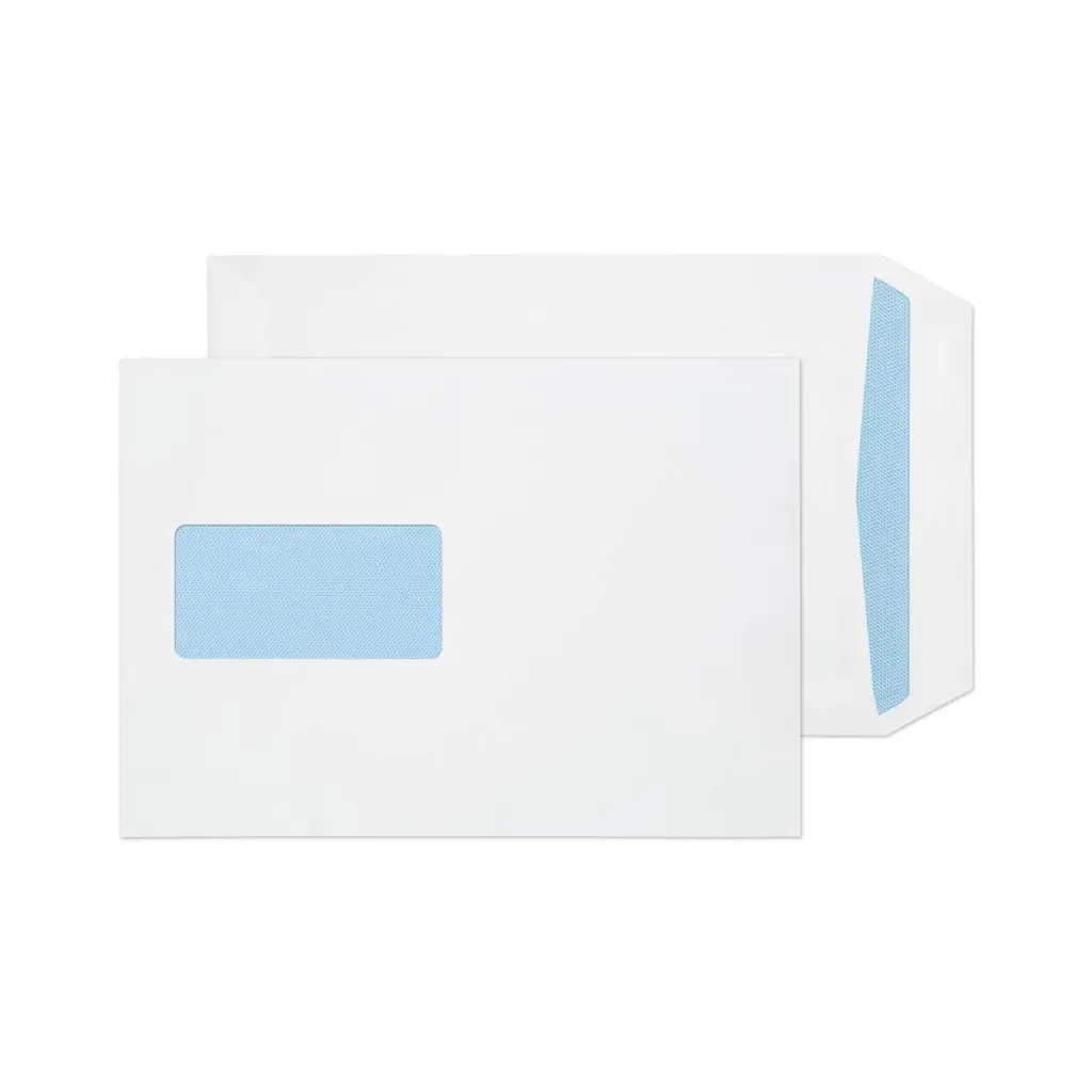 Blake Everyday C5 White Pocket Window Self Seal 90gsm 229x162mm BOX 500 PACK 25