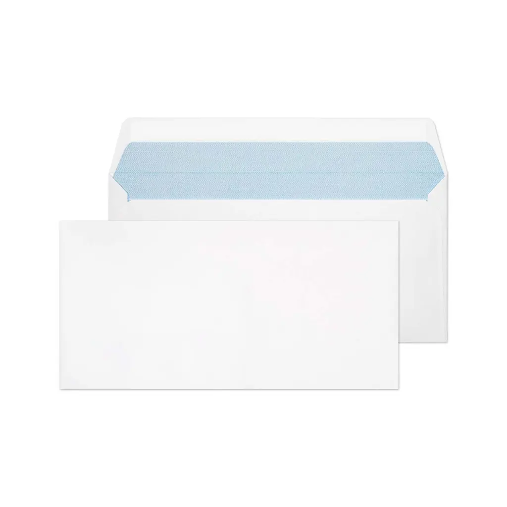 Blake Everyday DL Bright White Wallet Peel and Seal 120gsm 110x220mm BOX 500