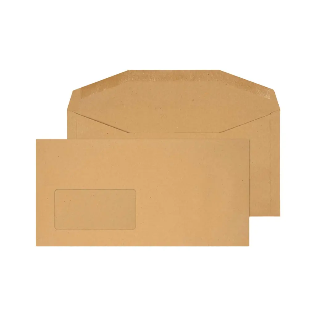 Blake Everyday DL+ Manilla Mailing Wallet Window Gummed 80gsm 114x235mm BOX 1000