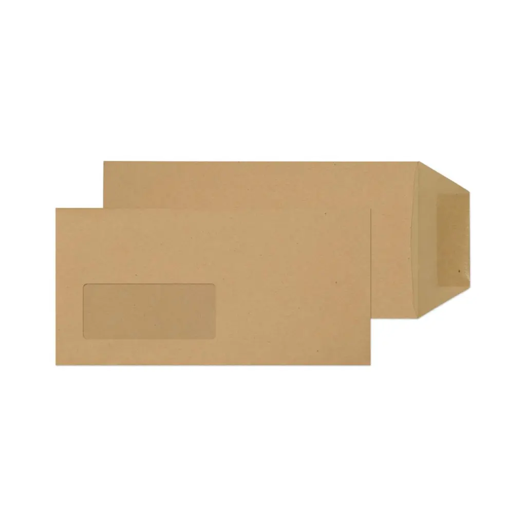 Blake Everyday DL Manilla Window Self Seal 80gsm 220x110mm BOX 1000 PACK 50