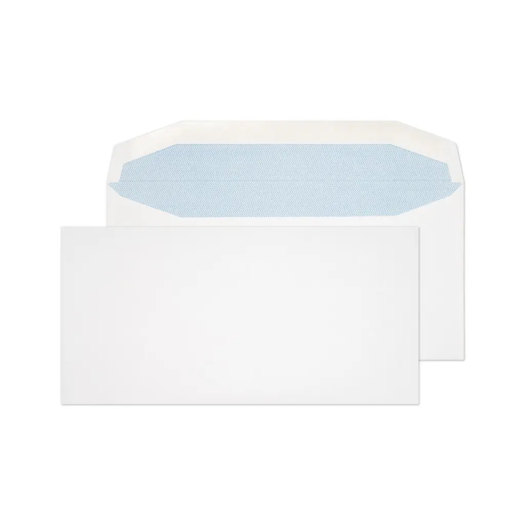 Blake Everyday DL White Mailing Wallet Gummed 110gsm 110x220mm BOX 1000