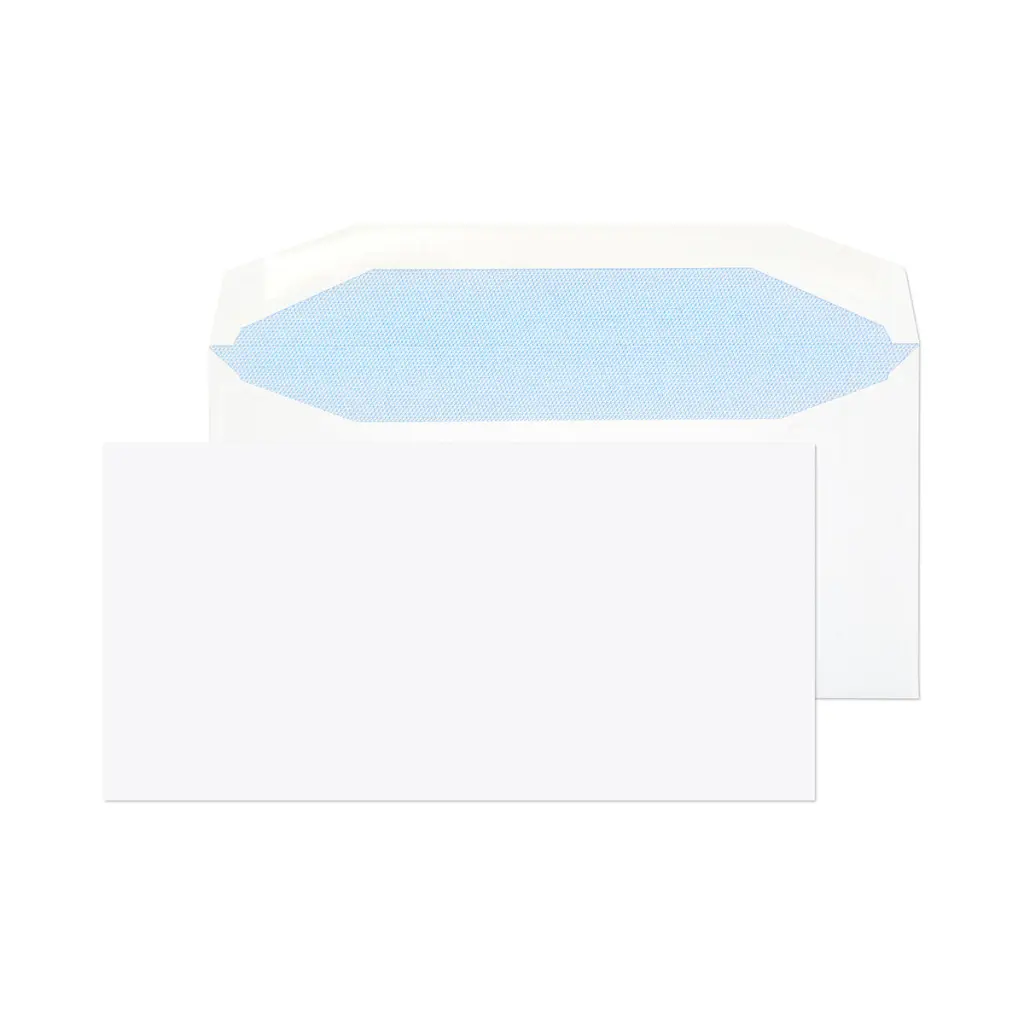 Blake Everyday DL White Mailing Wallet Gummed 90gsm 110x220mm BOX 1000