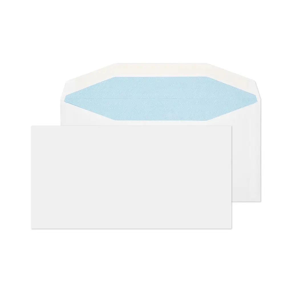 Blake Everyday DL++ White Mailing Wallet Gummed 90gsm 121x235mm BOX 1000