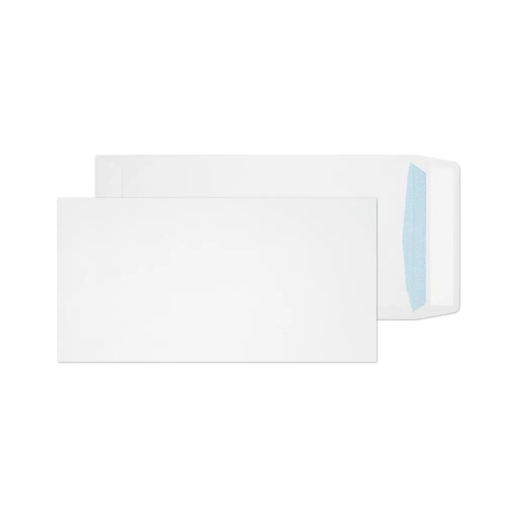 Blake Everyday DL+ White Pocket Peel and Seal 100gsm 235x121mm BOX 500