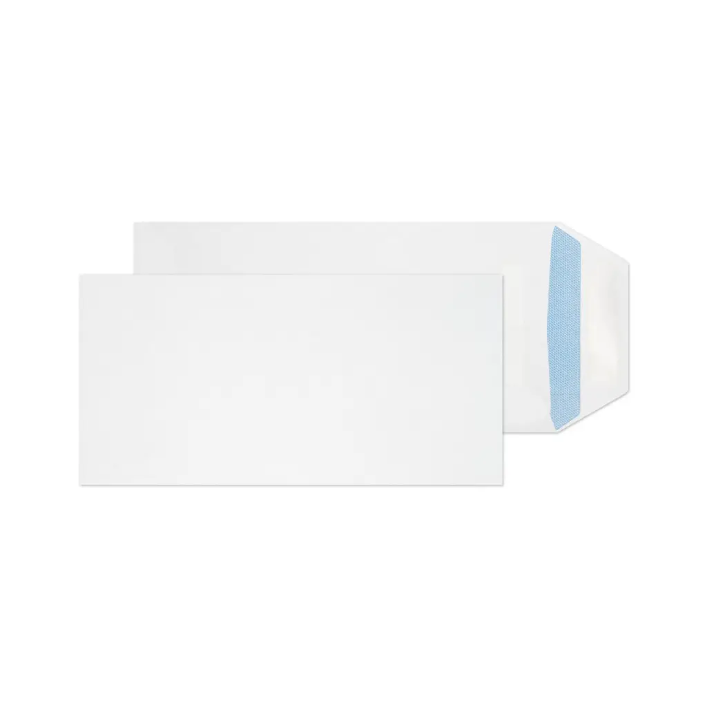 Blake Everyday DL White Pocket Self Seal 90gsm 220x110mm BOX 1000