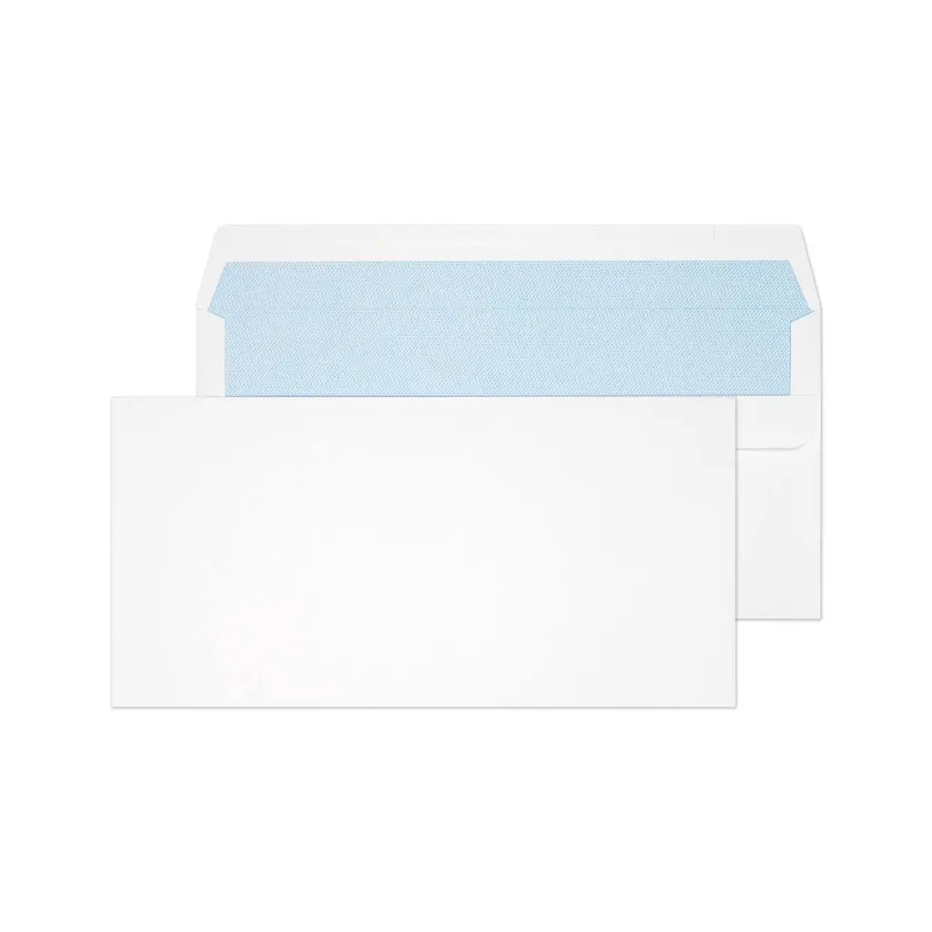 Blake Everyday DL White Wallet Self Seal 110gsm 110x220mm BOX 500