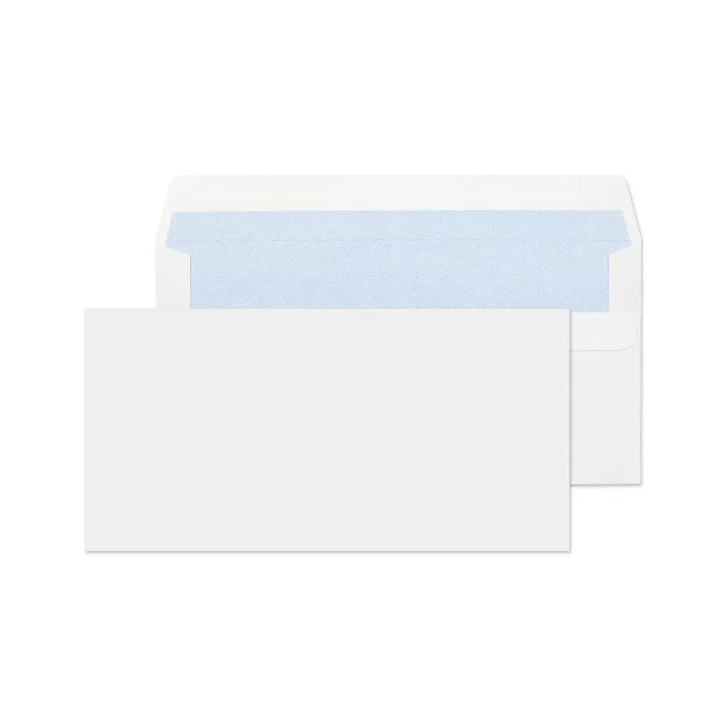 Blake Everyday DL White Wallet Self Seal 80gsm 110x220mm BOX 1000 PACK 50