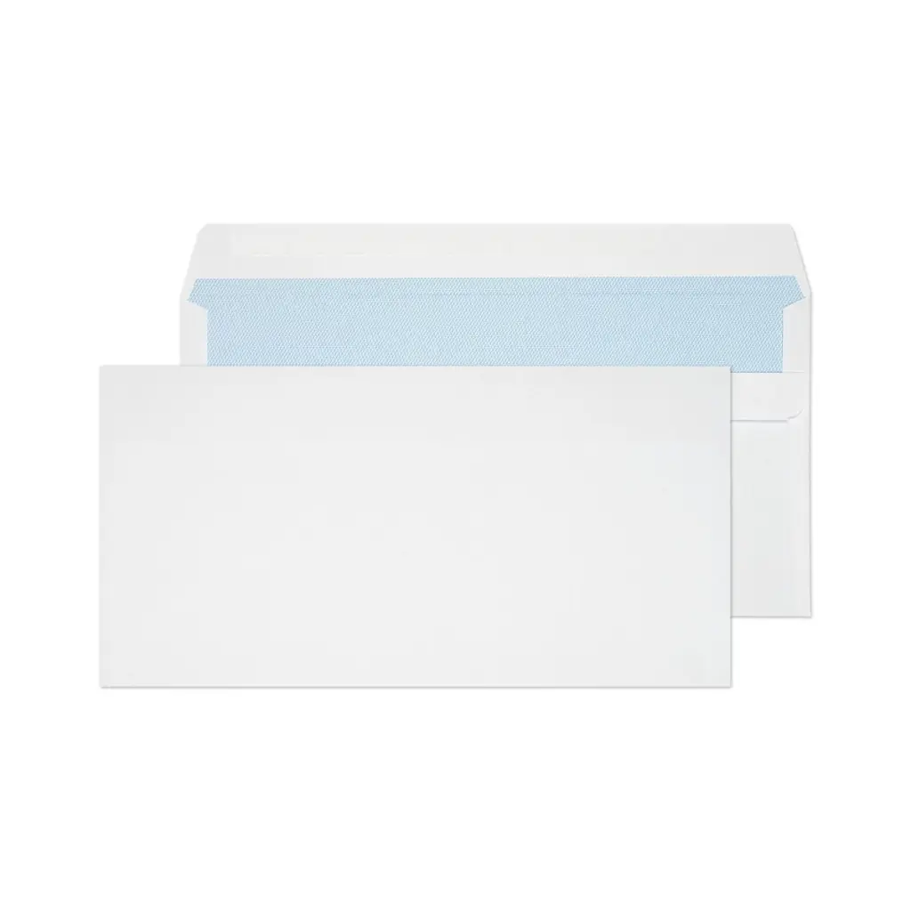 Blake Everyday DL+ White Wallet Self Seal 90gsm 114x229mm BOX 1000