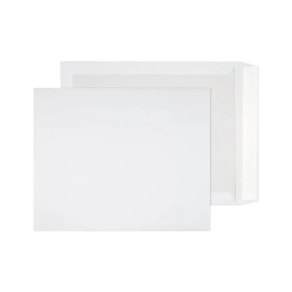 Blake Everyday White Boardback Pocket Peel and Seal 120gsm 394x318mm BOX 125