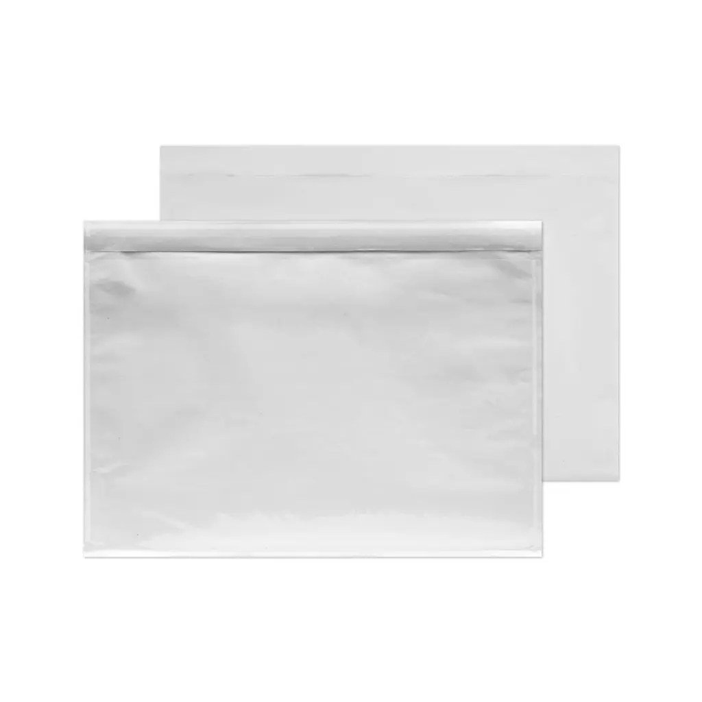 Blake Packaging C4 Clear Plain Polypost Polythene Peel and Seal 30Mu 328x245mm BOX 500