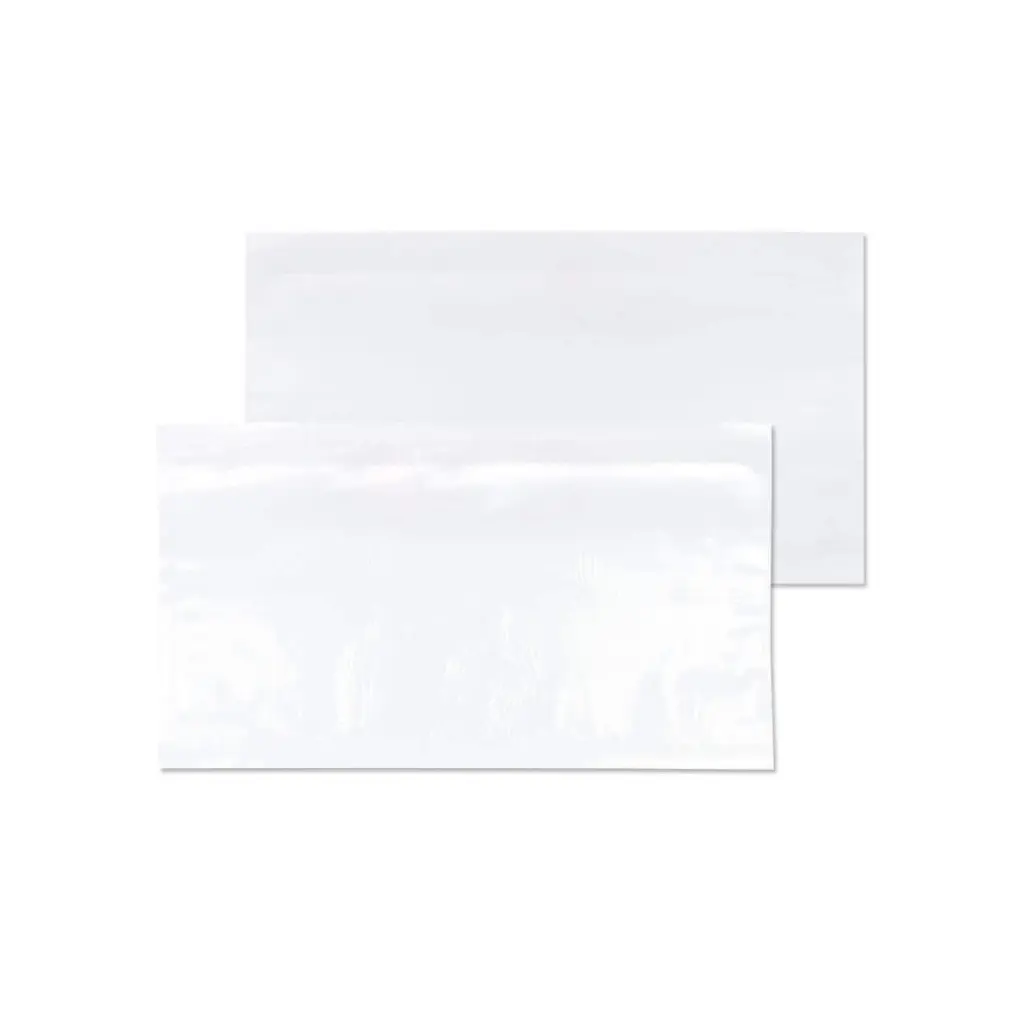 Blake Packaging DL Clear Plain Polypost Polythene Peel and Seal 30Mu 235x132mm BOX 1000