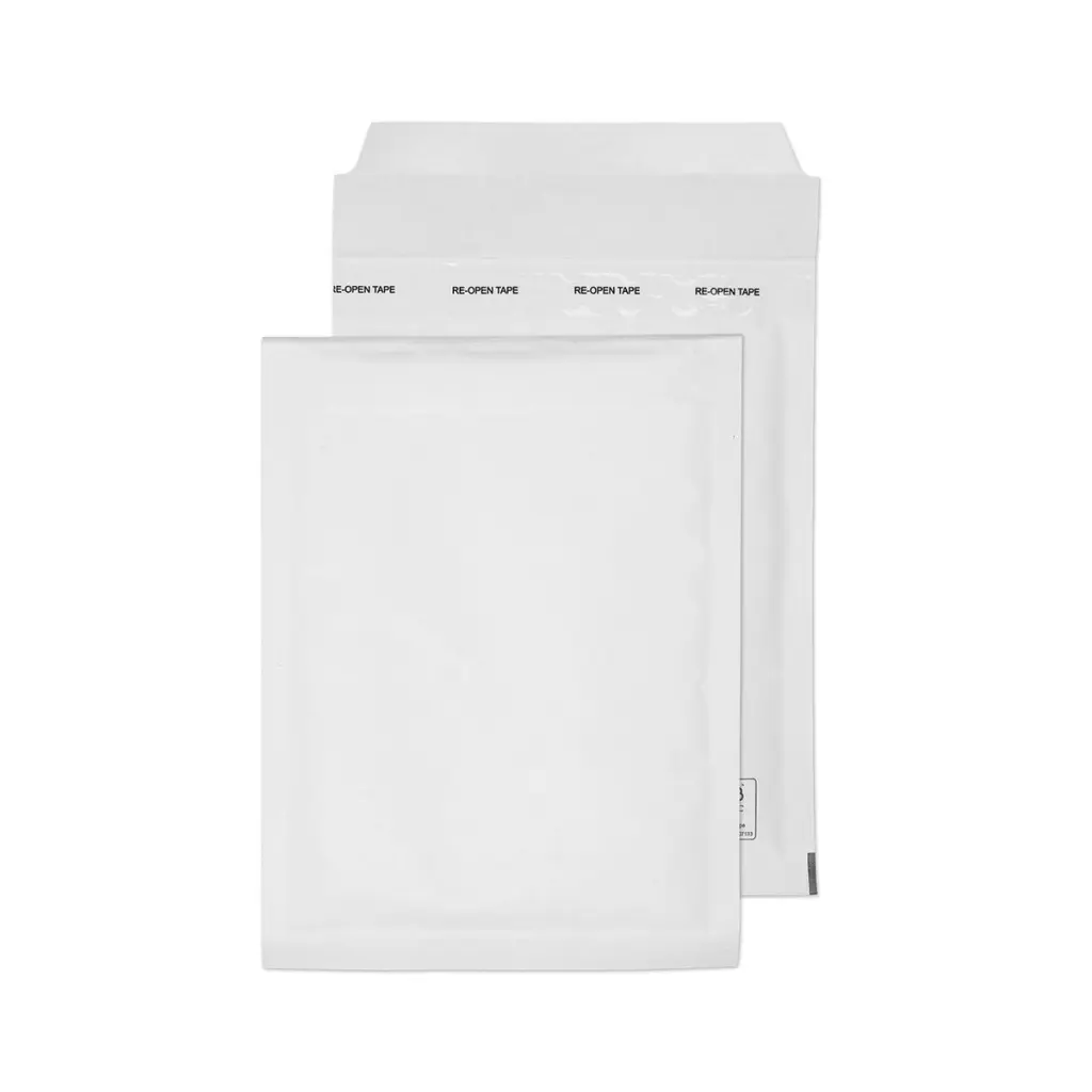 Blake Packaging White Envolite Padded Bubble Mailer Peel and Seal 90gsm 215x145mm INT BOX 100