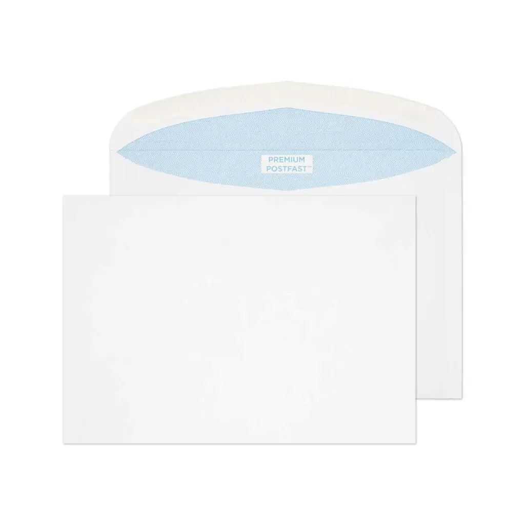Blake Postfast C5 White Mailing Wallet Gummed 90gsm 162x229mm BOX 500