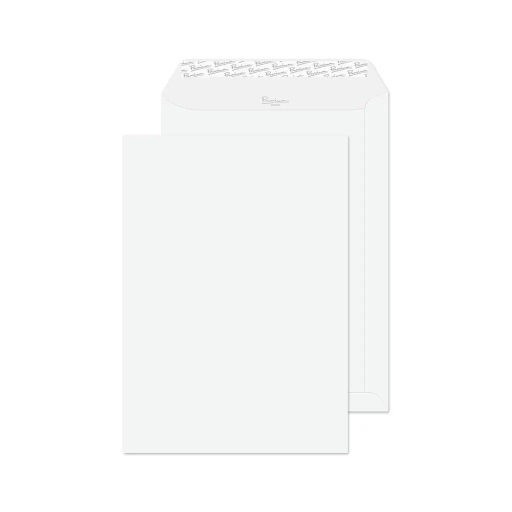 Blake Premium Business C4 Diamond White Laid Pocket Peel and Seal 120gsm 324x229mm BOX 250