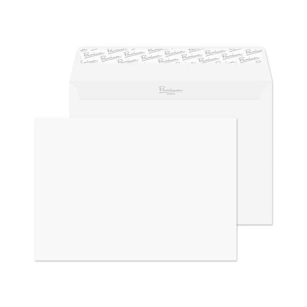 Blake Premium Business C5 Ice White Wove Wallet Peel and Seal 120gsm 162x229mm BOX 500 PACK 25