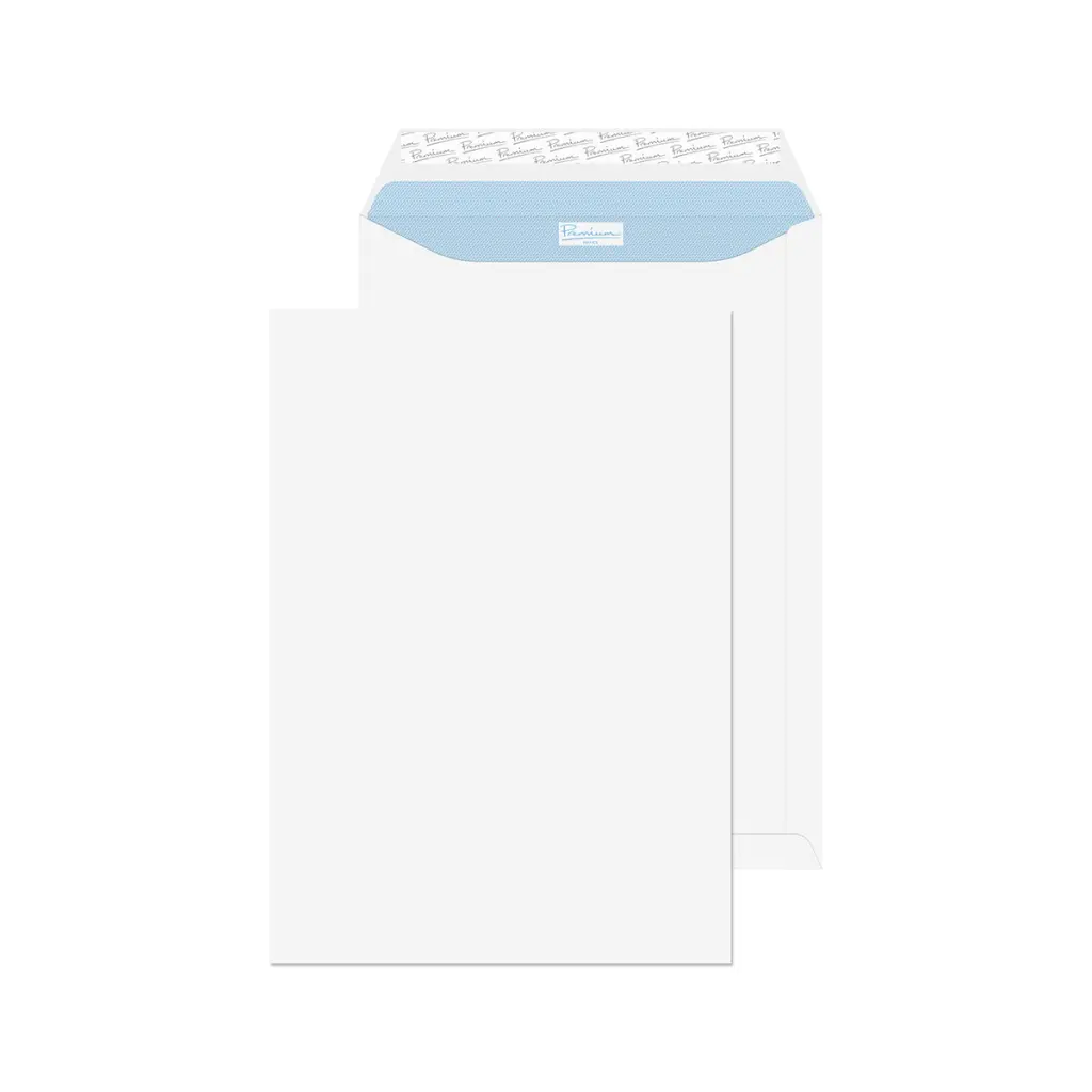 Blake Premium Office C4 Ultra White Wove Pocket Peel and Seal 120gsm 324x229mm BOX 250