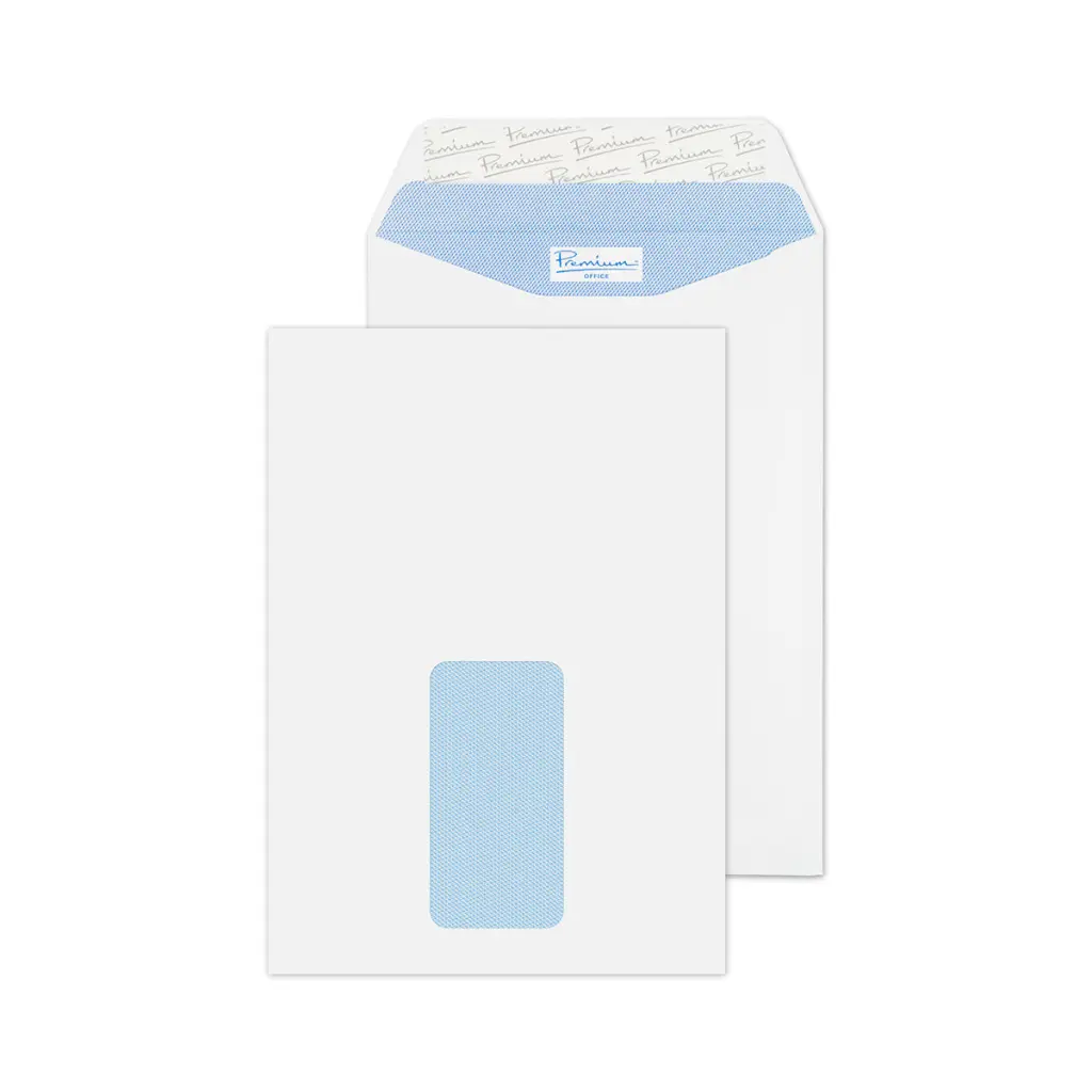 Blake Premium Office C5 Ultra White Wove Pocket Window Peel and Seal 120gsm 229x162mm BOX 500
