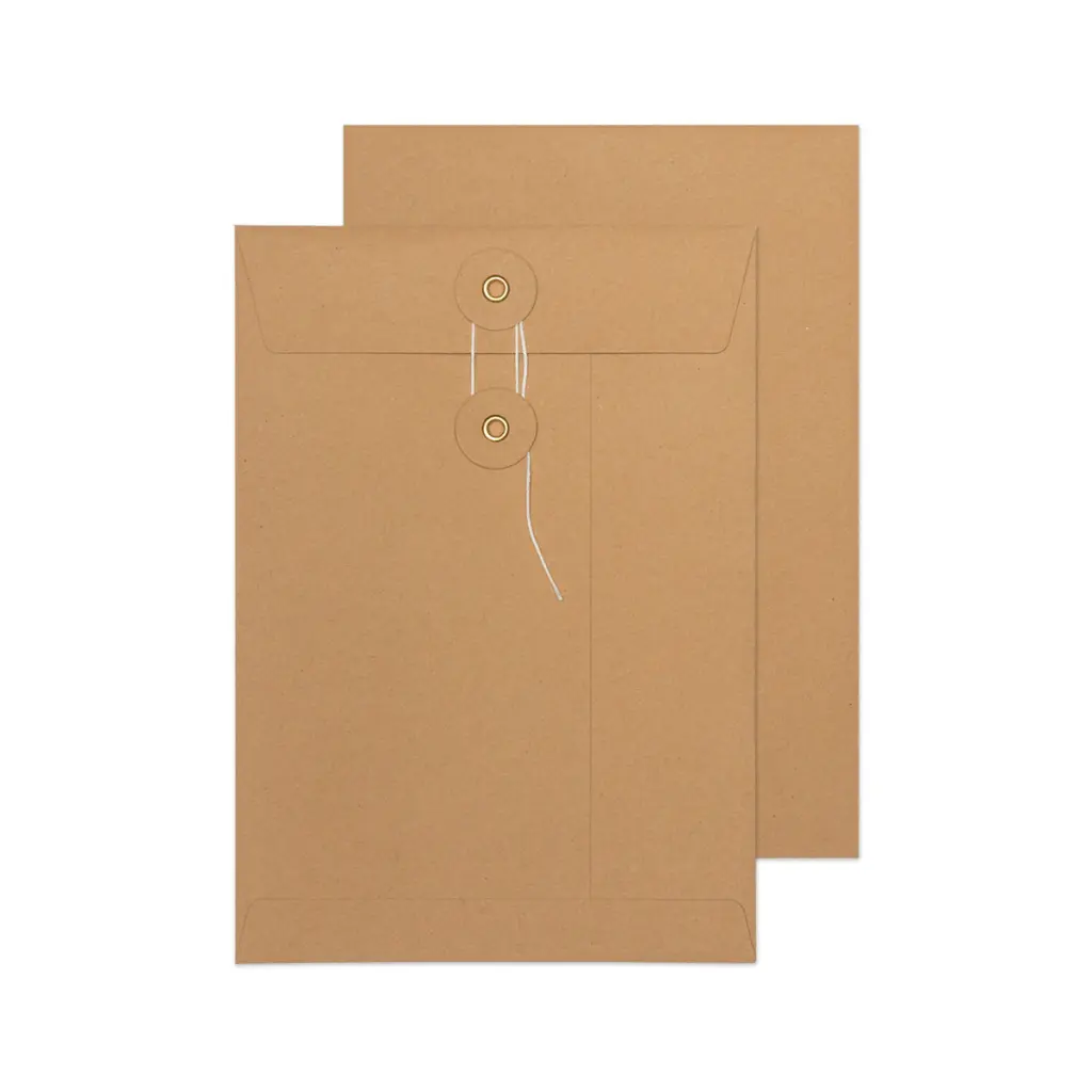Blake Senses C4 Manilla Pocket String and Washer 180gsm 324x229mm BOX 100