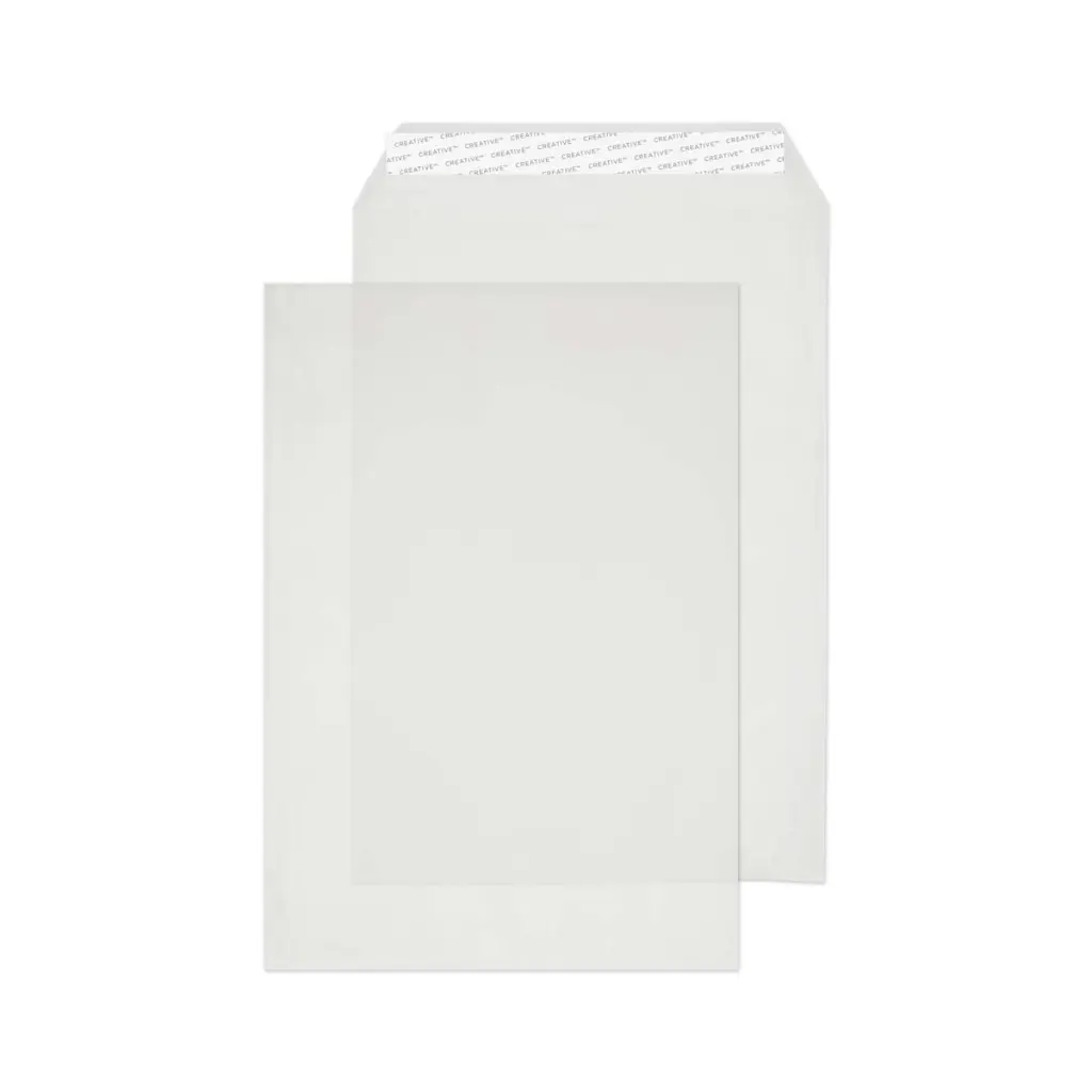 Blake Senses Translucent C4 Translucent White Pocket Peel and Seal 90gsm 324x229mm BOX 250