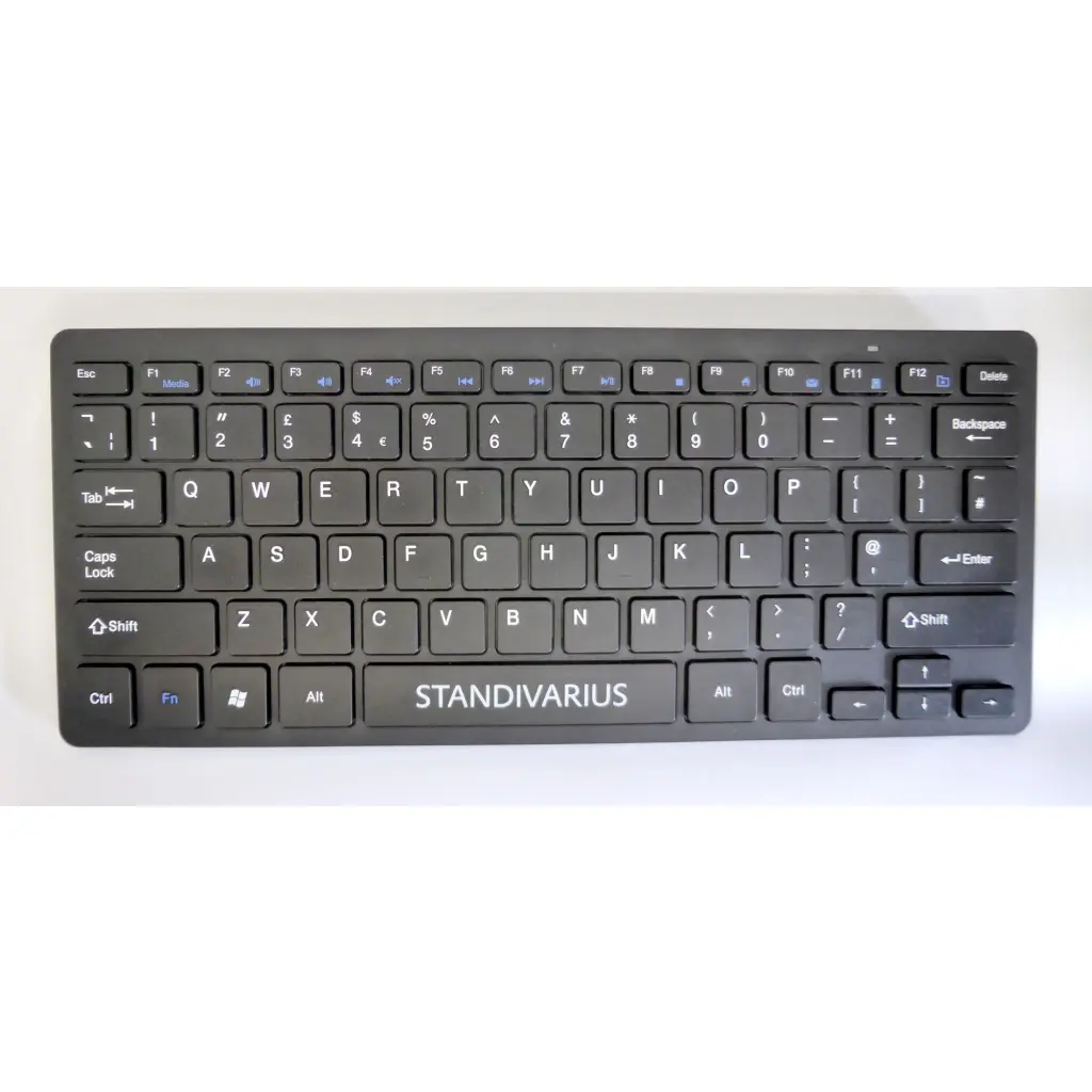 Bluetooth Portable Compact Keyboard Scissors Structure Keys  - Black