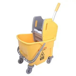Bucket Buffalo & Wringer Yellow 25l