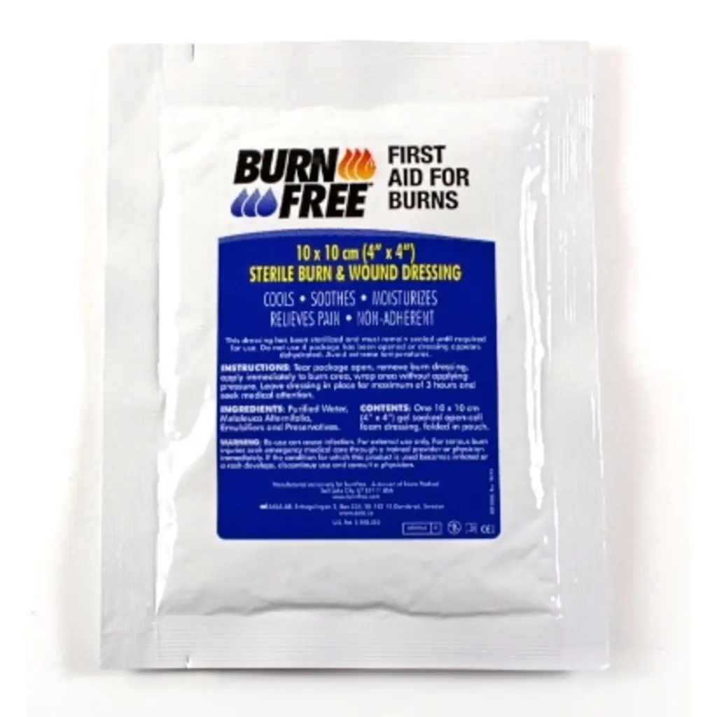 BurnFree Burn Free Burns Dressing 10 X 10cm 