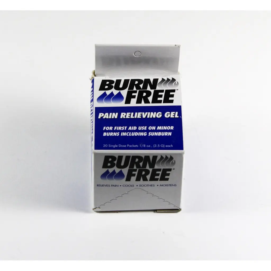 BurnFree Burn Free Burns Gel Sachets 20 Per Box 