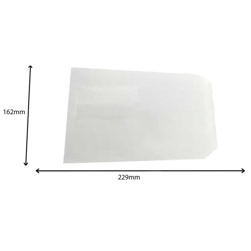 C5 Envelopes Plain Self Seal 90gsm White (Pack of 500)