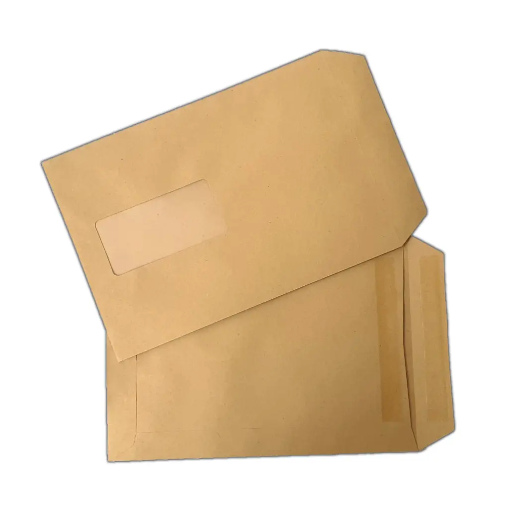 C5 Envelopes Window Self Seal 90gsm Manilla (Pack of 500)