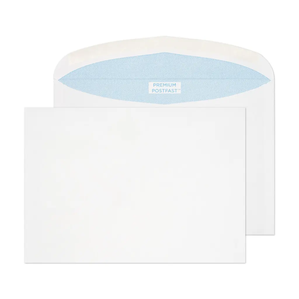 CLS Blake Postfast C5 White Mailing Wallet Gummed 90gsm 162x229mm PACK 50