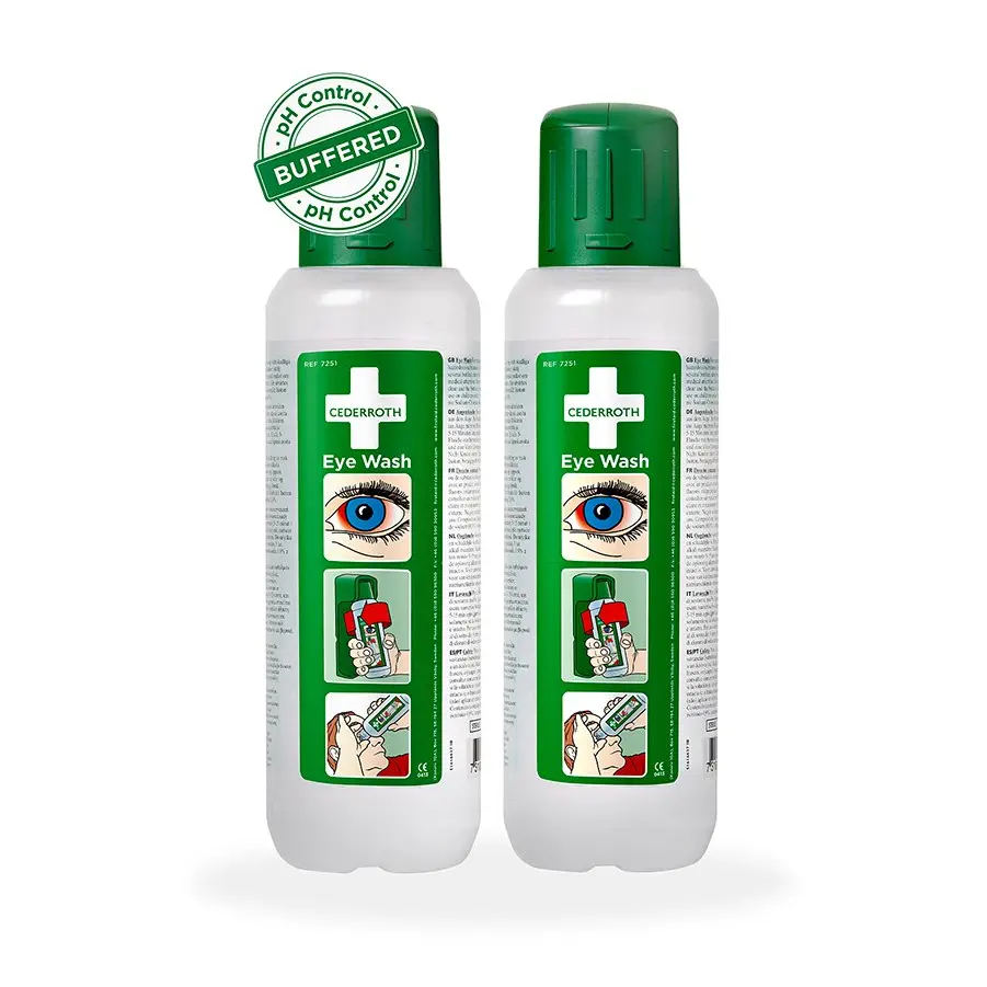 Cederroth 500Ml Eyewash Bottle pack 2