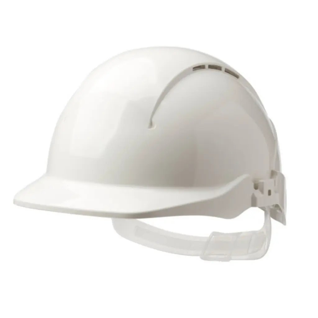 Centurion Concept Core Full Peak Slip Ratchet Vented Helmet White 