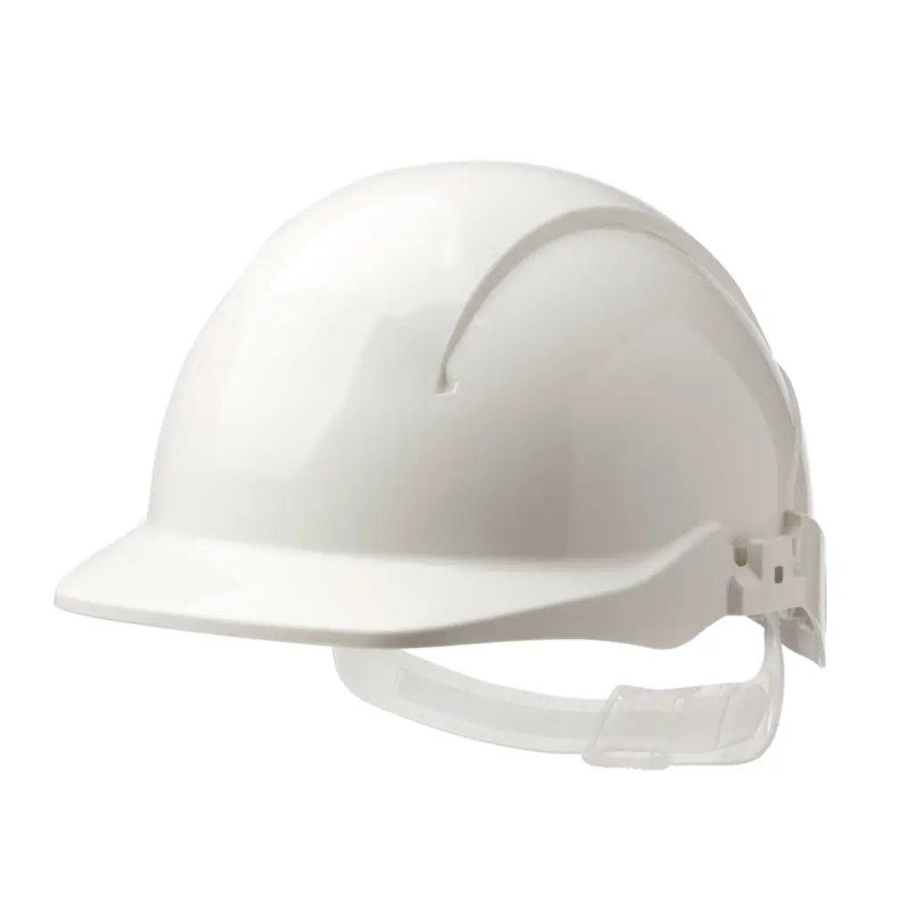 Centurion Concept Full Peak Slip Ratchet Helmet White 