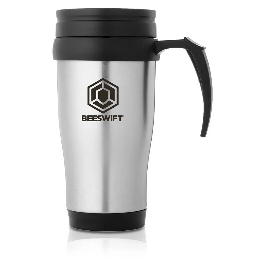 Click Medical 400Ml Insulated Mug C/W Beeswift Logo