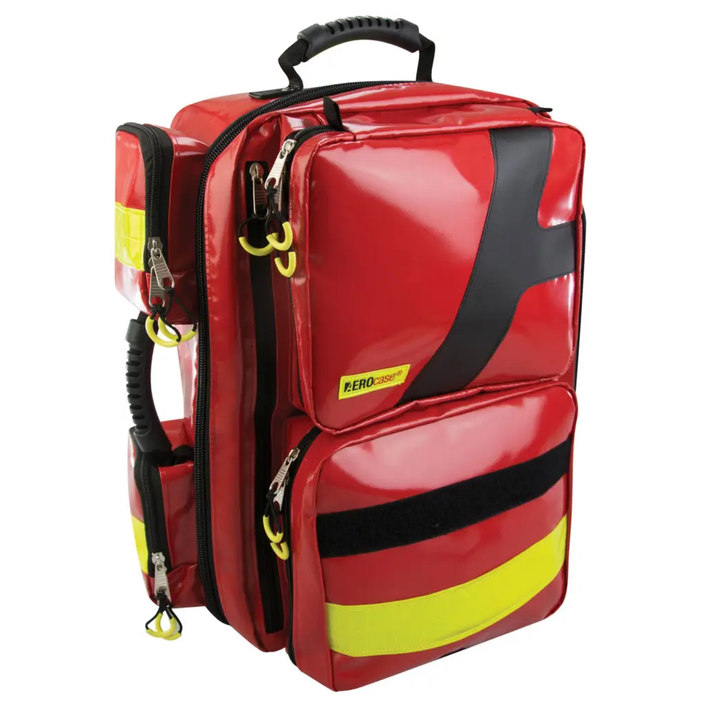 Click Medical Aerocase Emergency Medical Backpack Red