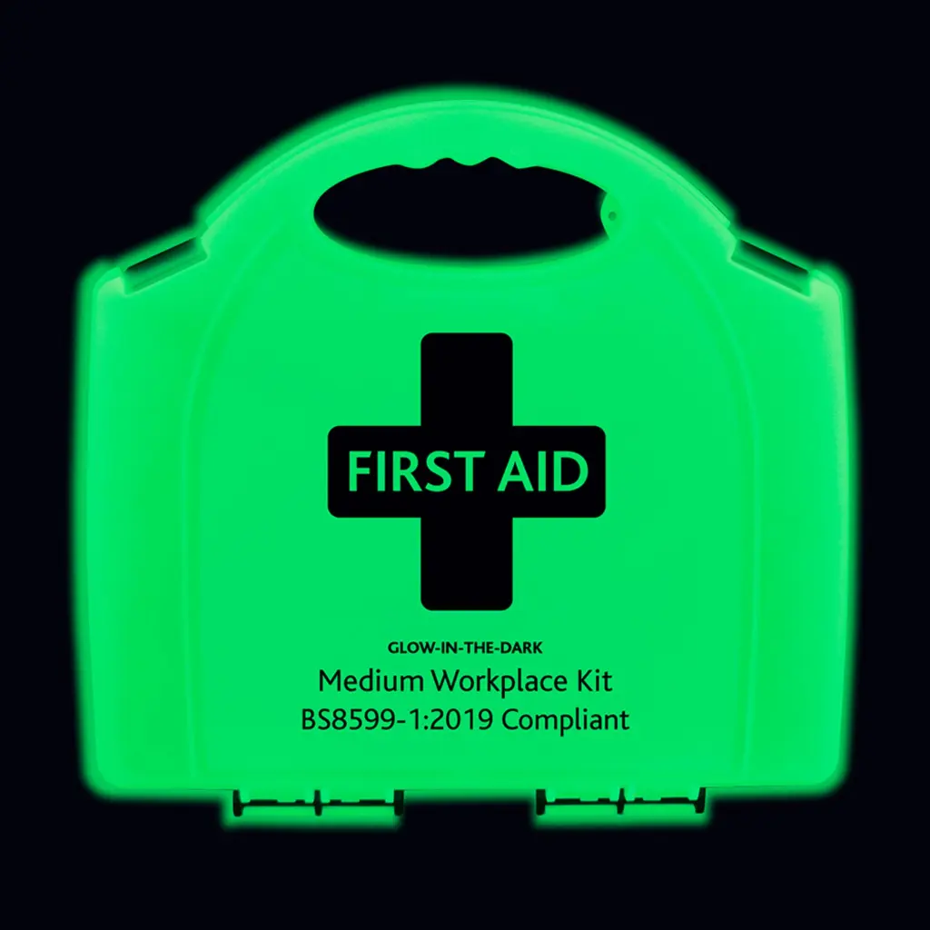Click Medical Bs8599-1 Large Workplace Glow In The Dark First Aid Kit