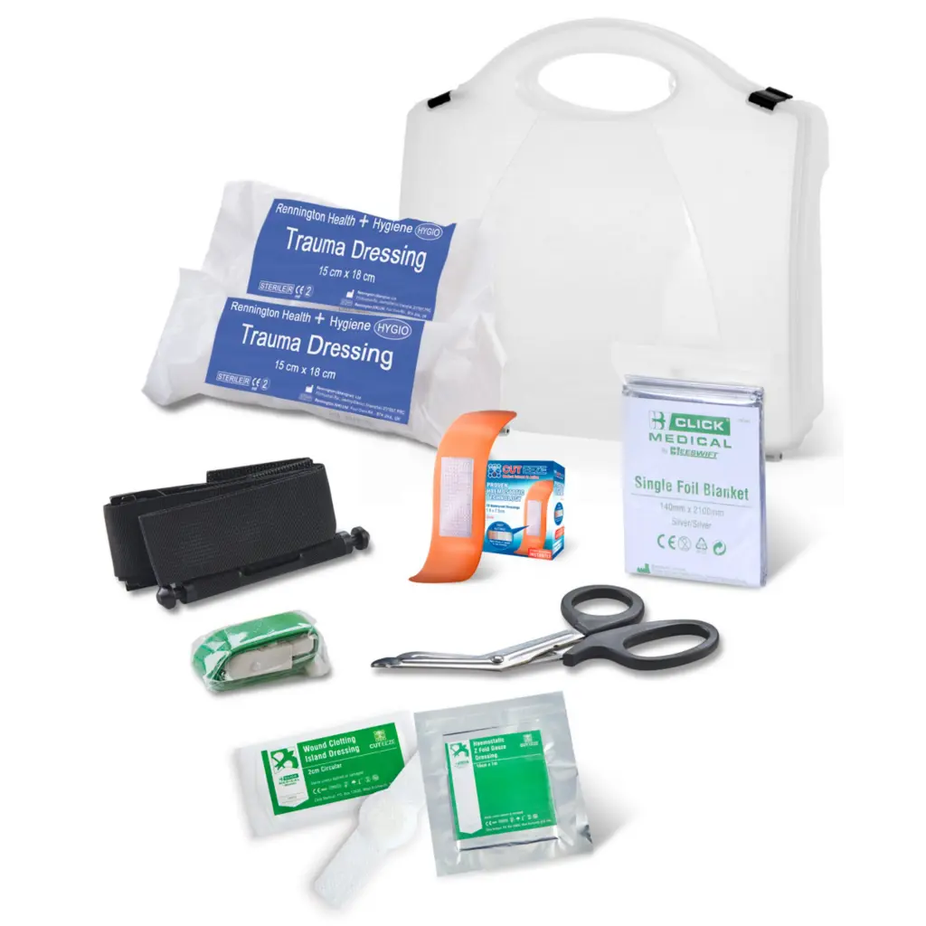 Click Medical Bs8599-1:2019 Critical Injury Pack Medium Risk In Box 