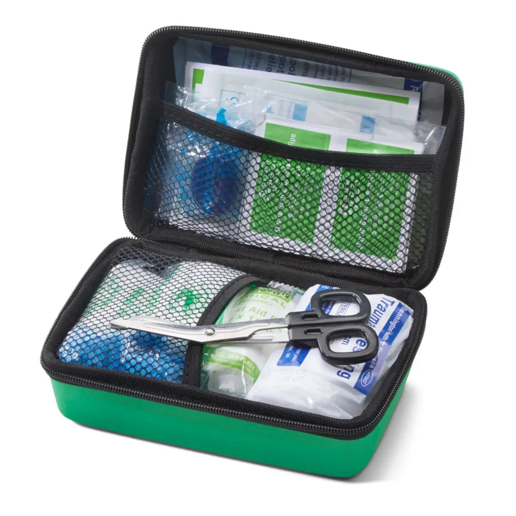 Click Medical Bs8599-2 Medium Travel First Aid Kit In Small Feva Case 