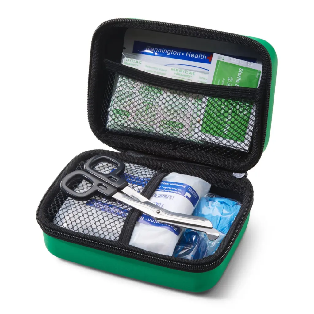 Click Medical Bs8599-2 Small Travel First Aid Kit In Handy Feva Case 