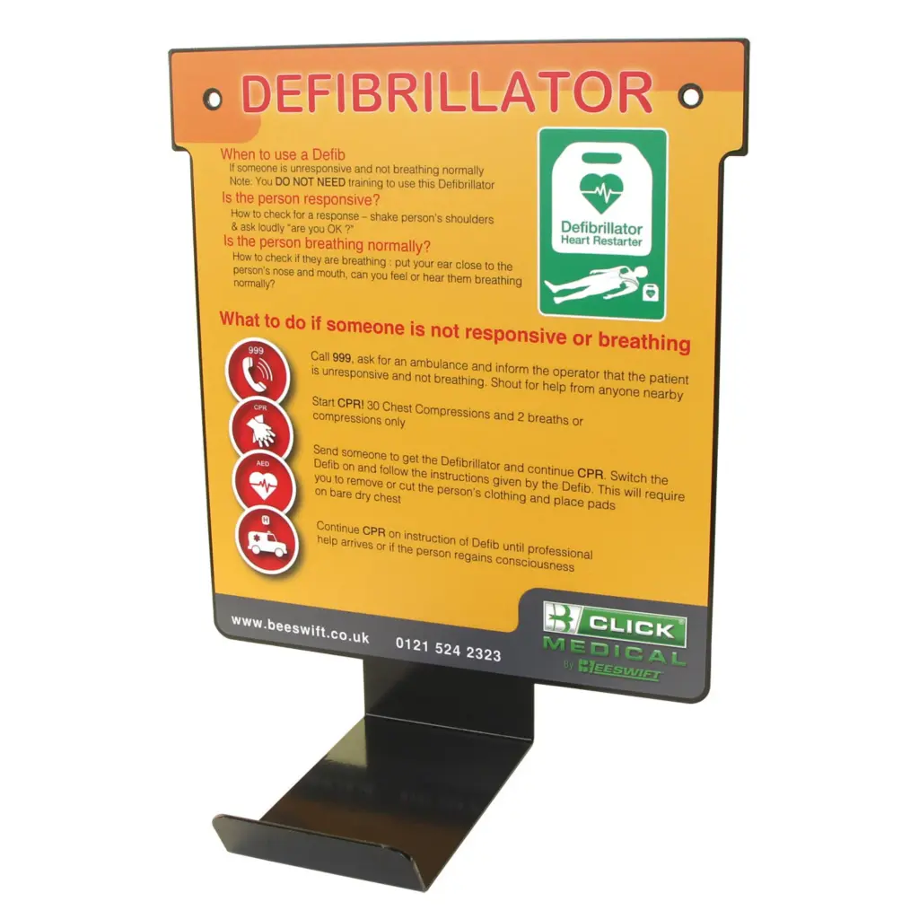 Click Medical Defibrillator Wall Hanger 